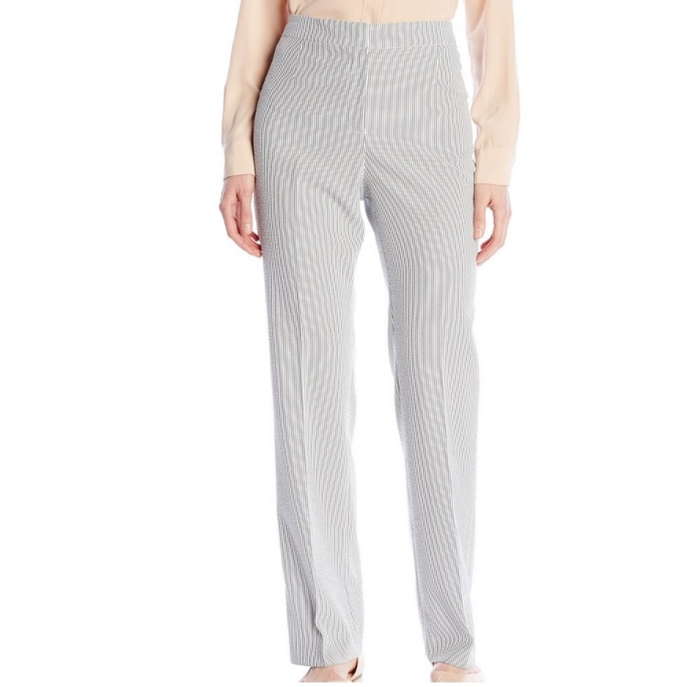 Kasper Kate classic fit pin stripe trouser straight leg pants